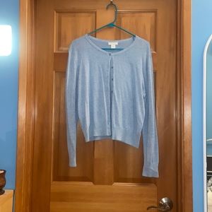 Soft sky blue cardigan